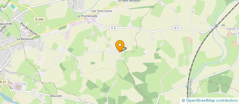 localisation de l'entreprise LES QUATRE R  MOULINS-LE-CARBONNEL