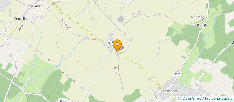 localisation de l'entreprise LES QUATRE ROUGES-GORGES  SAIRES