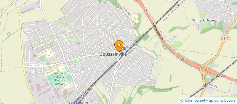 localisation de l'entreprise LES QUATRE SAISONS à GOUSSAINVILLE