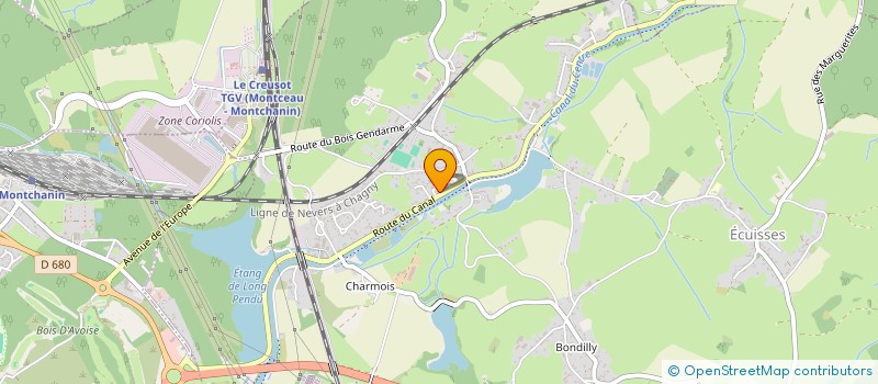 localisation de l'entreprise LES QUATRE SAISONS  ECUISSES