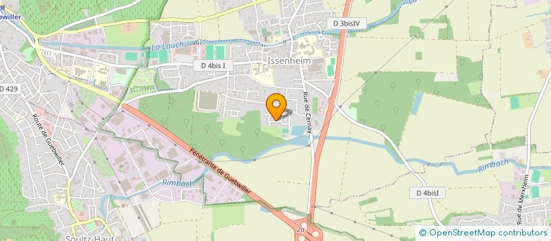 localisation de l'entreprise LES QUATRE SAISONS  BERRWILLER