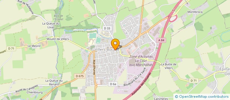 localisation de l'entreprise LES QUATRE SAISONS à VILLERS-BOCAGE