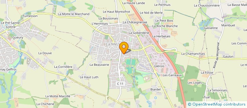 localisation de l'entreprise LES QUATRE SAISONS  LA MEZIERE