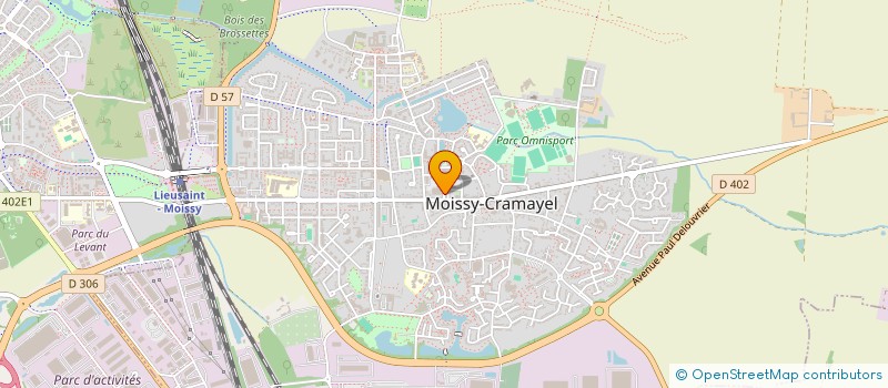 localisation de l'entreprise LES QUATRE SAISONS à MOISSY-CRAMAYEL