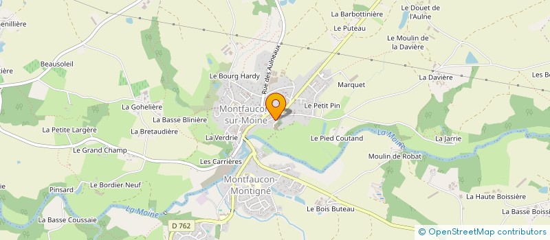 localisation de l'entreprise LES QUATRE SAISONS à SEVREMOINE