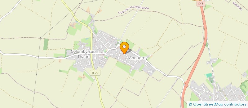 localisation de l'entreprise LES QUATRE SAISONS  COLOMBY-ANGUERNY