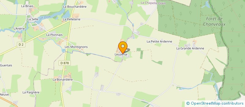 localisation de l'entreprise LES QUATRE SAISONS  SAINT-JULIEN-DE-VOUVANTES