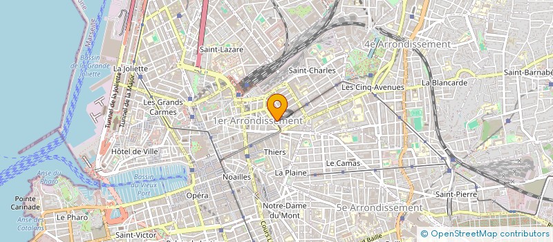 localisation de l'entreprise LES QUATRE SAISONS SAINT ROCH à MARSEILLE