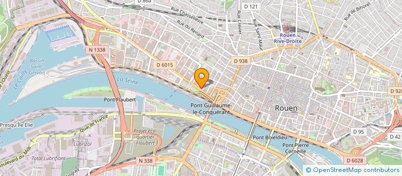 localisation de l'entreprise LES QUATRE SAULES à ROUEN