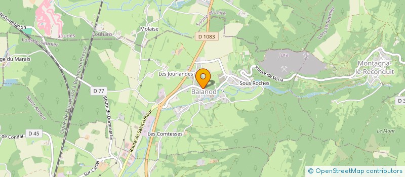 localisation de l'entreprise LES QUATRE TETE  BALANOD