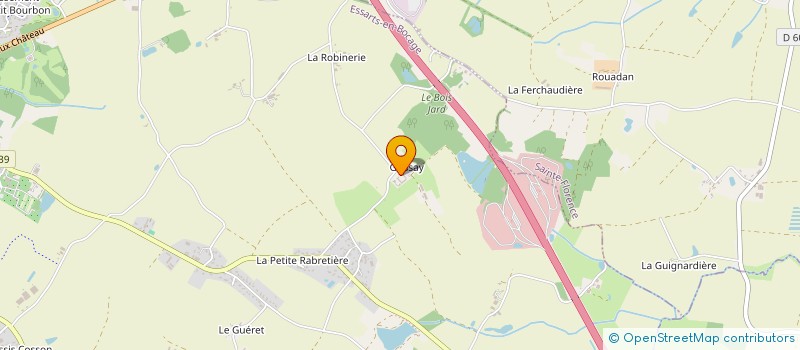 localisation de l'entreprise LES QUATRE TOURS  ESSARTS-EN-BOCAGE