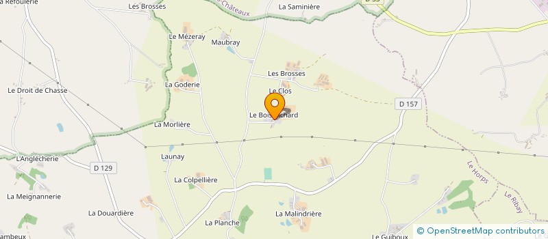 localisation de l'entreprise LES QUATRE VENTS  LE HORPS