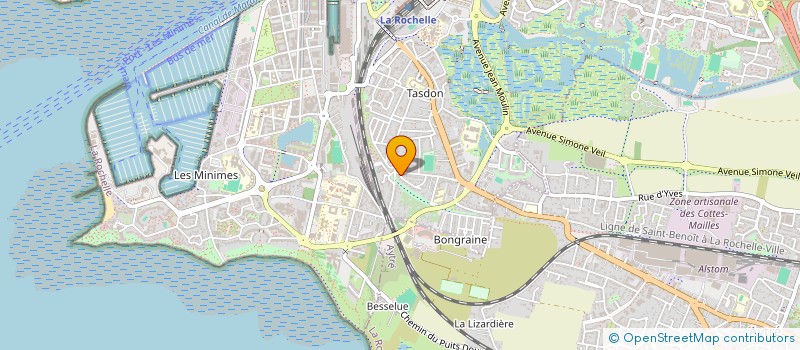 localisation de l'entreprise LES QUATRE VENTS  LA ROCHELLE