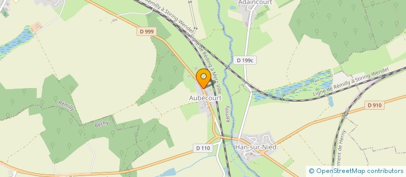 localisation de l'entreprise LES QUATRE VENTS  VITTONCOURT