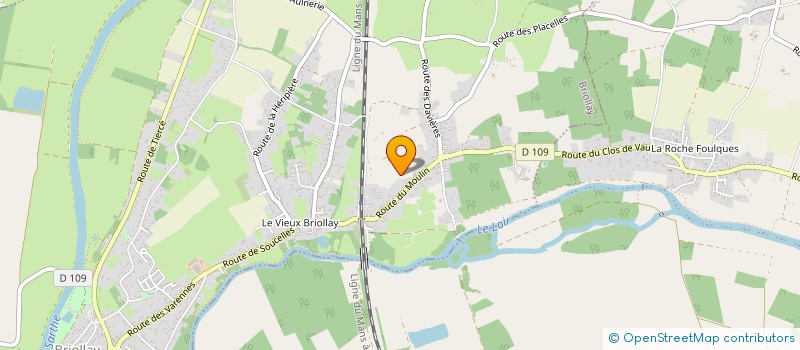 localisation de l'entreprise LES QUATRE VENTS à TIERCE