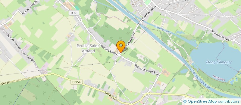 localisation de l'entreprise LES QUATRE VENTS à BRUILLE-SAINT-AMAND