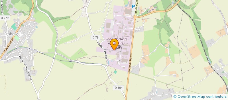 localisation de l'entreprise LES QUATRE VENTS  SAINT-LEONARD