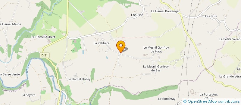 localisation de l'entreprise LES QUATRE VENTS  HAMBYE