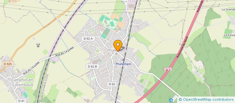 localisation de l'entreprise LES QUATRED  PHALEMPIN