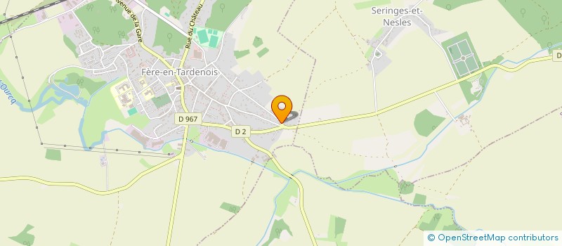 localisation de l'entreprise LES QUATRES  FERE-EN-TARDENOIS