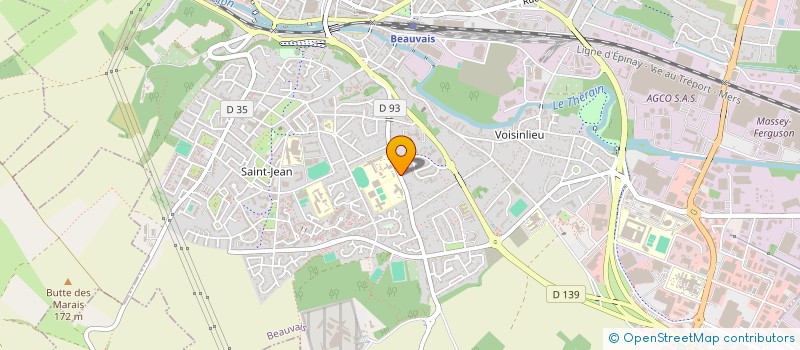 localisation de l'entreprise LES QUATRES CHATONS  ALLONNE