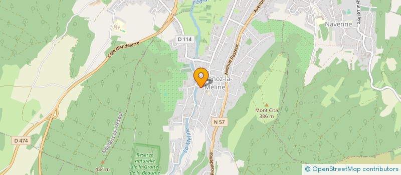 localisation de l'entreprise LES QUATRES FONTAINES  COMBERJON