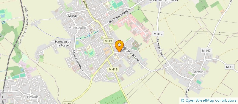 localisation de l'entreprise LES QUATRES SAISONS  ANNULLIN