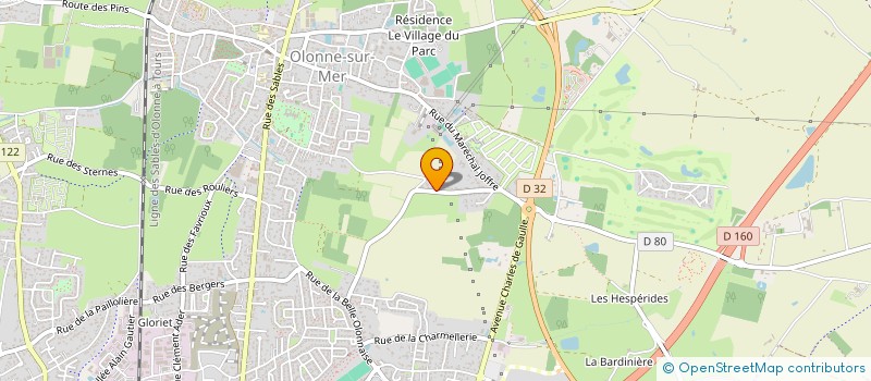 localisation de l'entreprise LES QUATRES VENTS à LES SABLES-D'OLONNE