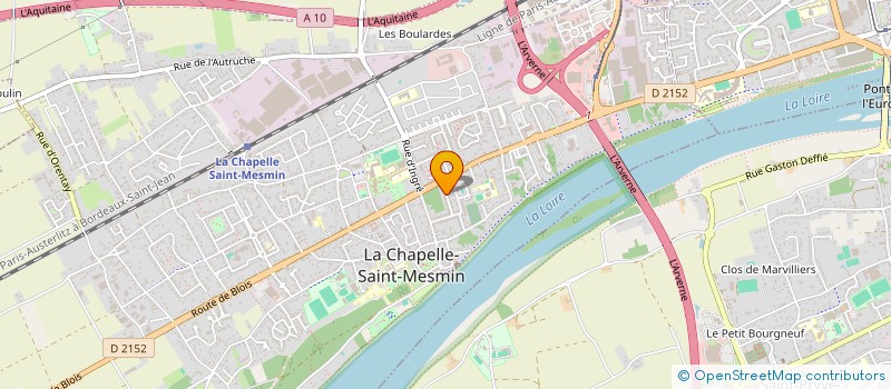 localisation de l'entreprise LES QUATRES VENTS SECTEUR OUEST à LA CHAPELLE-SAINT-MESMIN