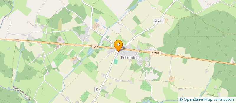 localisation de l'entreprise LES QUENIAUX DE SAINTE CATHERINE à BAUGE-EN-ANJOU