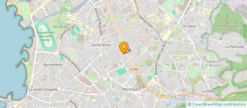 localisation de l'entreprise LES QUENIS DE PEISSONNEL à MARSEILLE