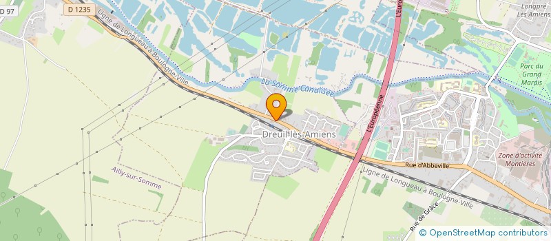 localisation de l'entreprise LES QUENOTTES à AMIENS