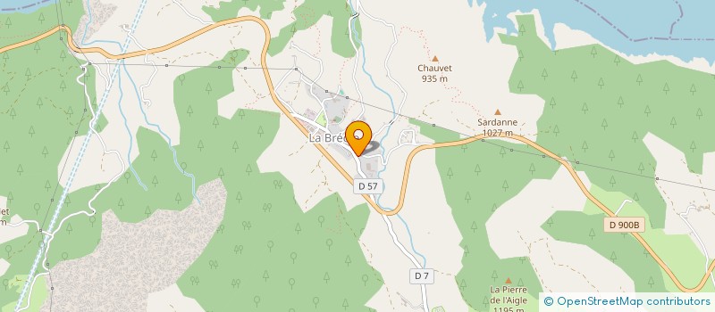 localisation de l'entreprise LES QUEUES DE LANGOUSTES  UBAYE-SERRE-PONCON