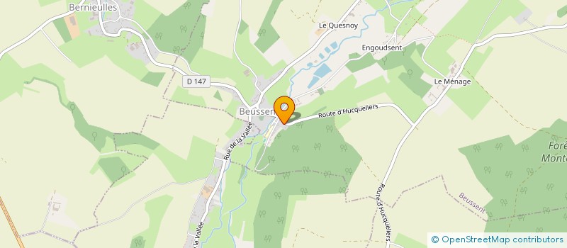 localisation de l'entreprise LES QUILLES DE BEUSSENT  BEUSSENT