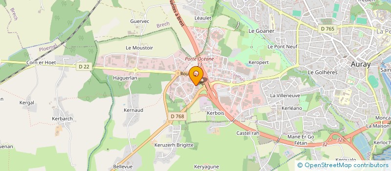 localisation de l'entreprise LES QUILLES LIBRES à AURAY