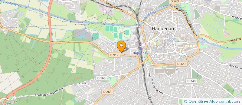 localisation de l'entreprise LES QUILLEURS DE HAGUENAU  HAGUENAU