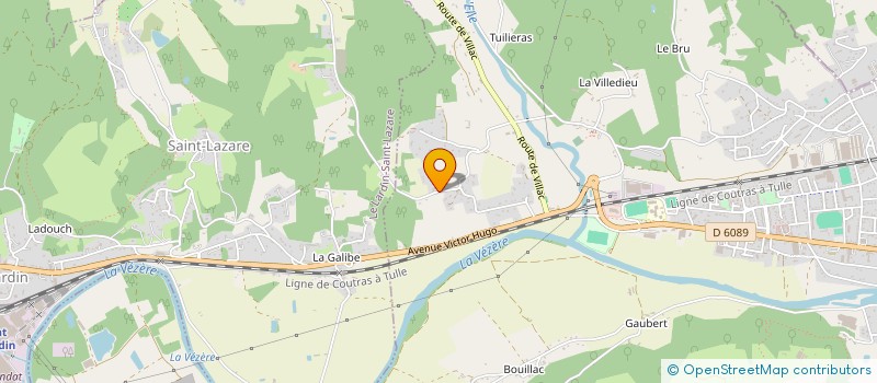 localisation de l'entreprise LES QUINCONCES  TERRASSON-LAVILLEDIEU