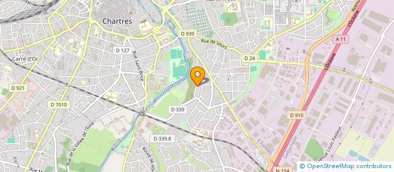 localisation de l'entreprise LES QUINTIERS à CHARTRES