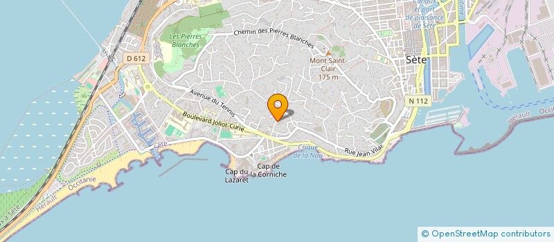 localisation de l'entreprise LES RABAGEOIS à SETE