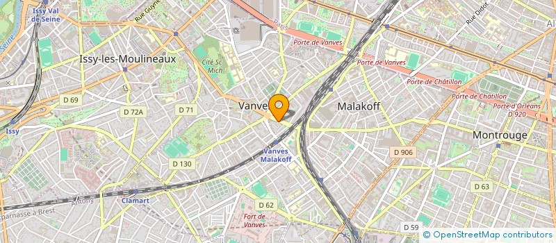localisation de l'entreprise LES RABBINS DES BOIS à VANVES