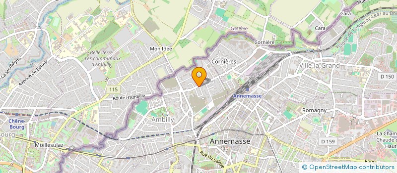 localisation de l'entreprise LES RACCAS DE JULIETTE à AMBILLY