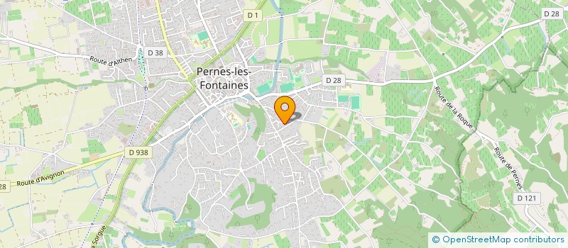 localisation de l'entreprise LES RACINES  PERNES-LES-FONTAINES