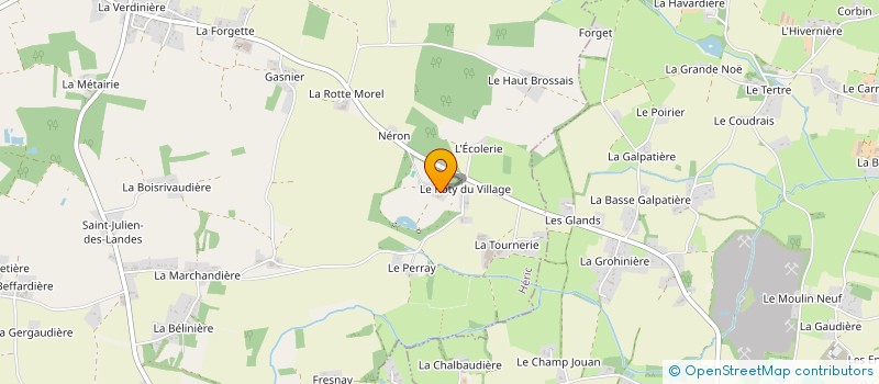 localisation de l'entreprise LES RACINES DU CHALONGE  HERIC