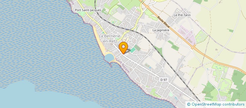 localisation de l'entreprise LES RACINES DU COEUR  LA BERNERIE-EN-RETZ