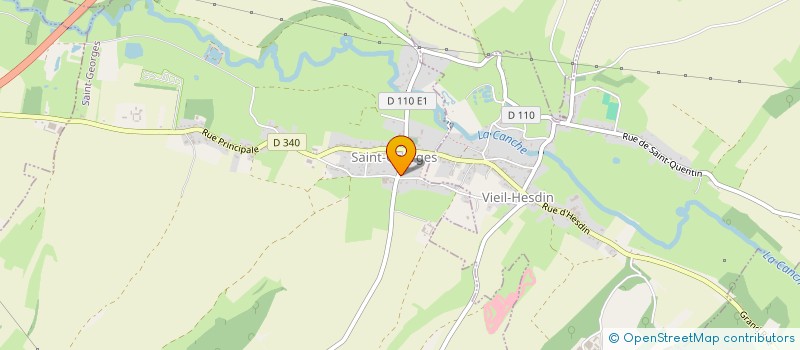 localisation de l'entreprise LES RACINES ET LES AILES  SAINT-GEORGES