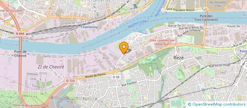 localisation de l'entreprise LES RADIATEURS AUTOMOBILES REZEENS à REZE