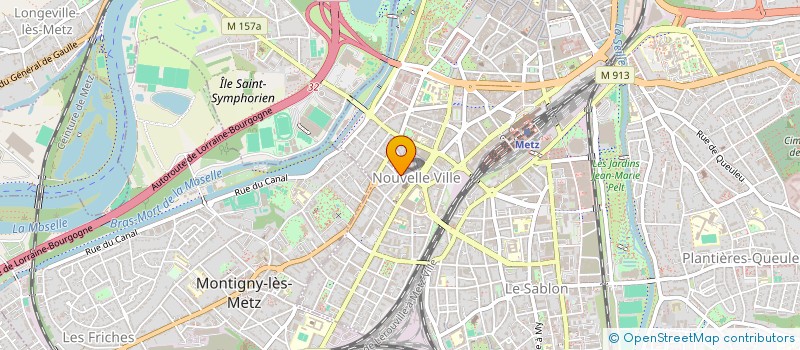 localisation de l'entreprise LES RADIEUSES  METZ