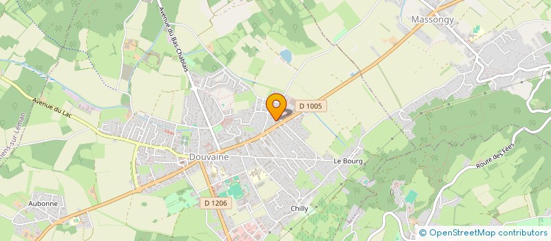 localisation de l'entreprise LES RADIOLOGUES DU BAS CHABLAIS  DOUVAINE