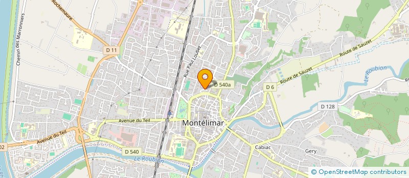 localisation de l'entreprise LES RAFALES à MONTELIMAR