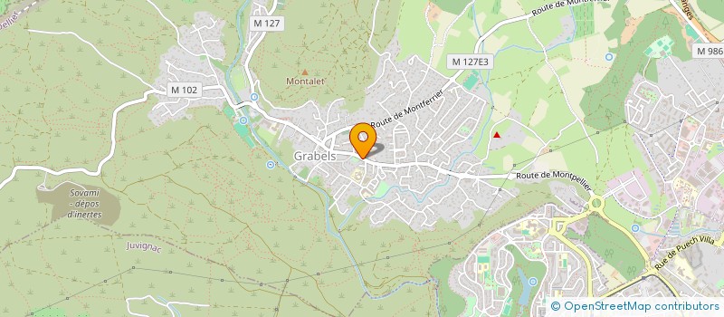 localisation de l'entreprise LES RAID DINGUES à GRABELS